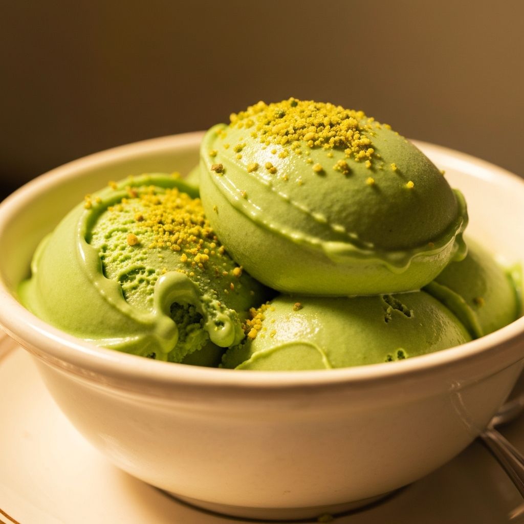 Pistachio ice cream